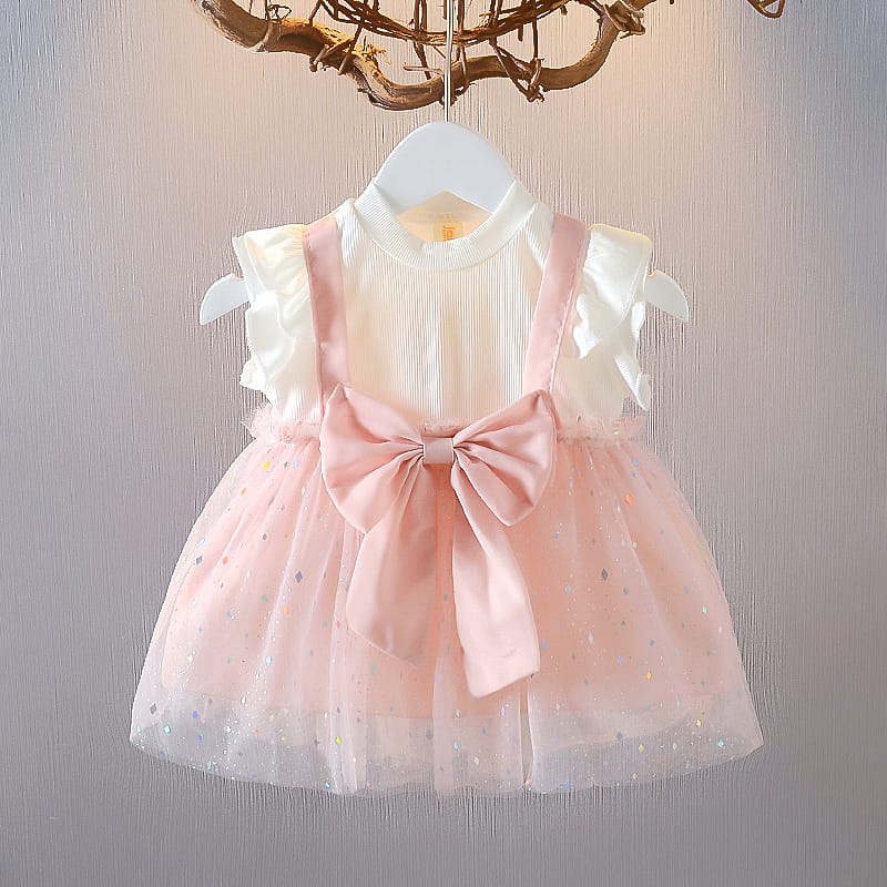 Bayi - 2 TAHUN | Yu-Ri Dress Baby - Dres Pesta Fashion Bayi Korean Style Drees Tutu Anak Perempuan ZR Vedia