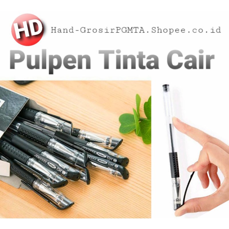 

Pulpen Tinta Cair | Pena Tinta gel | Alat Tulis | Des90