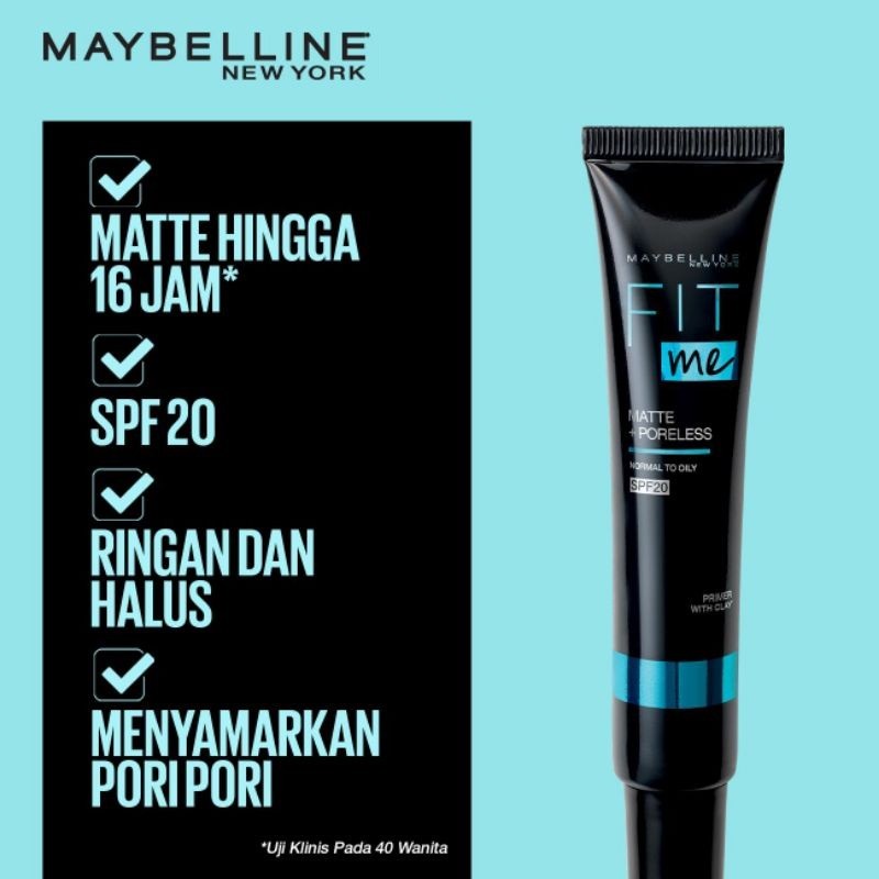 ★ BB ★ Maybelline Fit Me Matte And Poreless SPF 20 Primer - Makeup