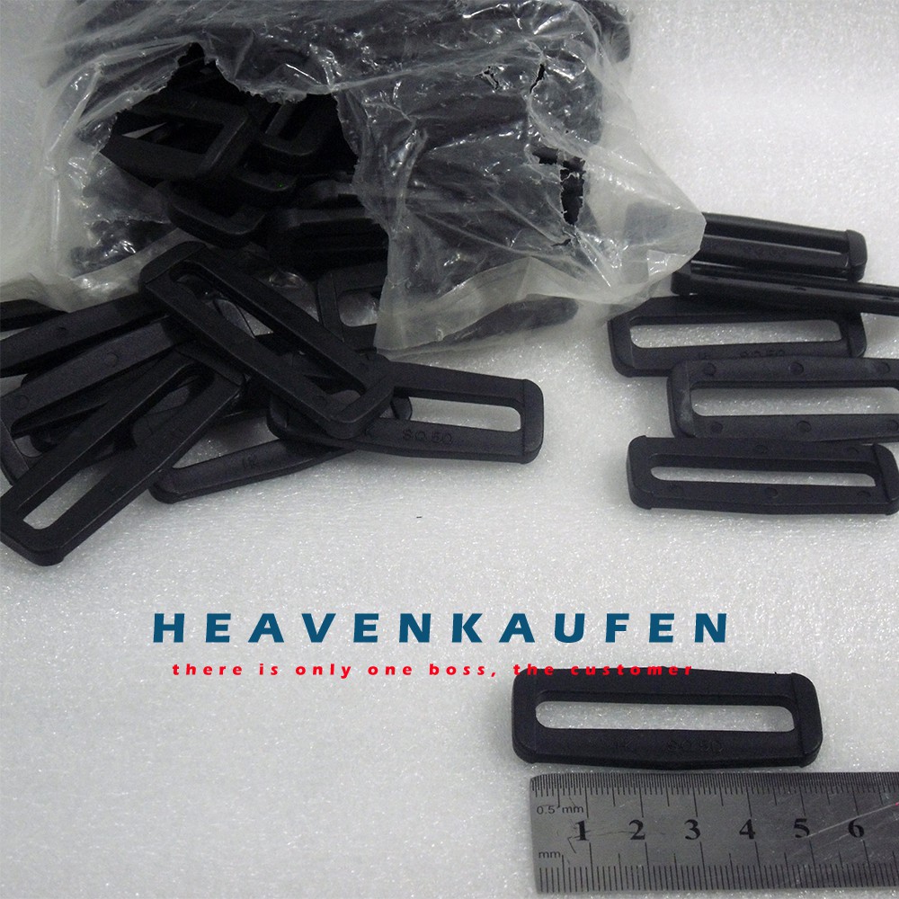 Ring Kotak 5 cm Plastik Hitam