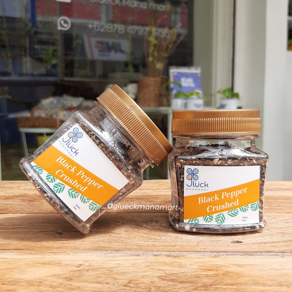 

Black Pepper Crushed 50 gr / Lada hitam tumbuk kasar / Bumbu / Rempah - rempah