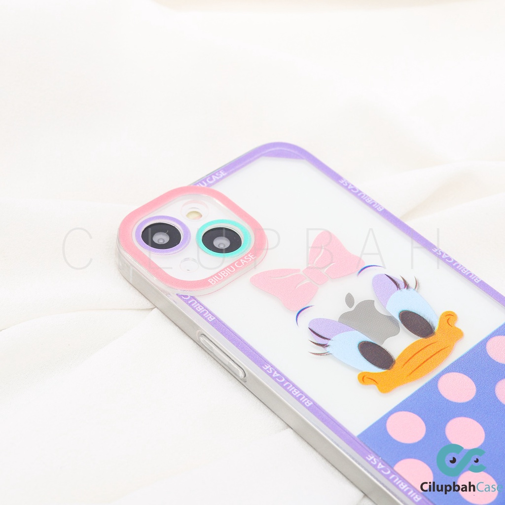 Soft Case Cartoon Donald Duck Full Lens Cover For iPhone 7 8 SE 7+ 8+ X XR XS 11 12 13 Mini Pro Max