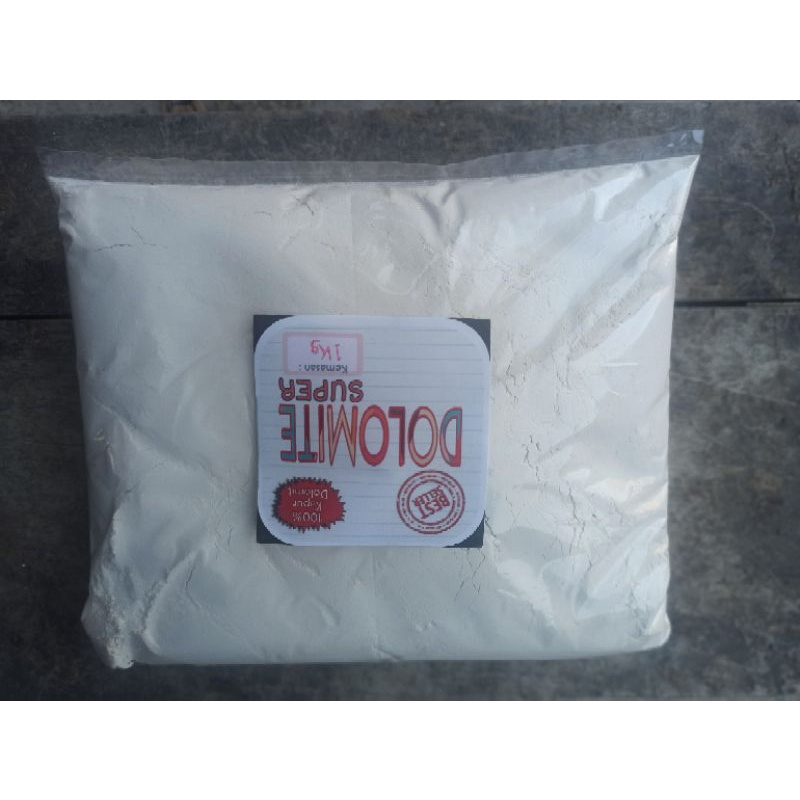 PUPUK DOLOMITE KEMASAN REPACK  1 KG KAPUR PERTANIan