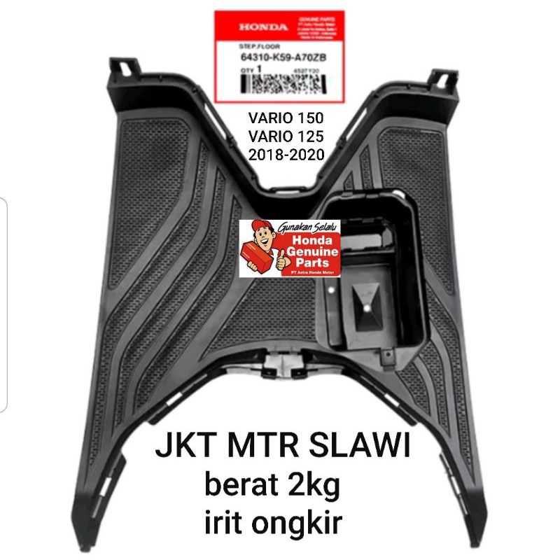 64310-K59-A70ZB/K2V N30ZA cover step floor bordes cover pijakan kaki vario  150 vario 125 2018-2023  ori ahm