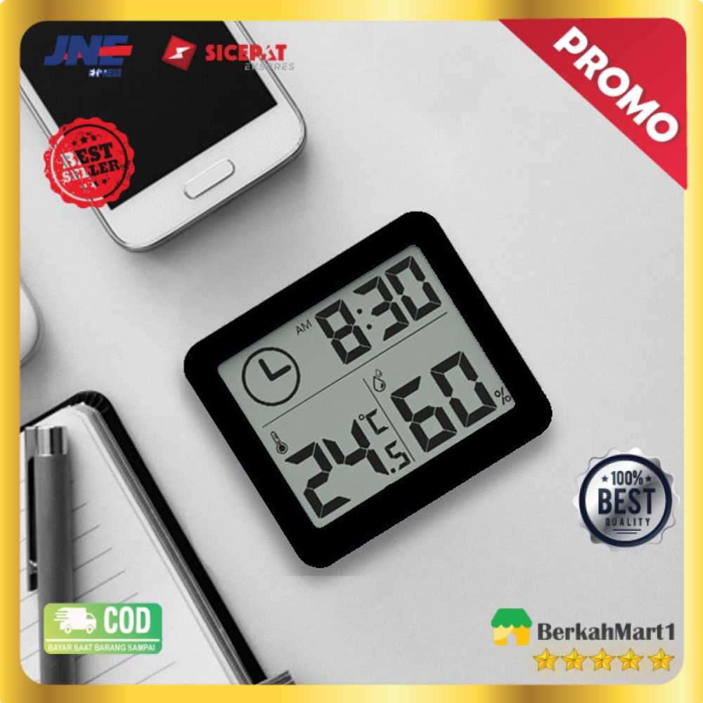 ANENG Jam Digital Meja Dinding Thermometer Hygrometer Sensor - ZL20