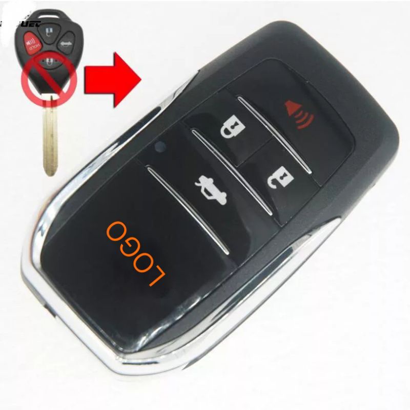 casing kunci remote flipkey toyota camry 4 button