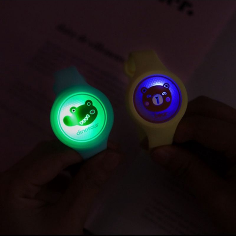 Gelang Anti Nyamuk Anal-Anak + LED Gelang lucu Gelang jam tangan (Packaging