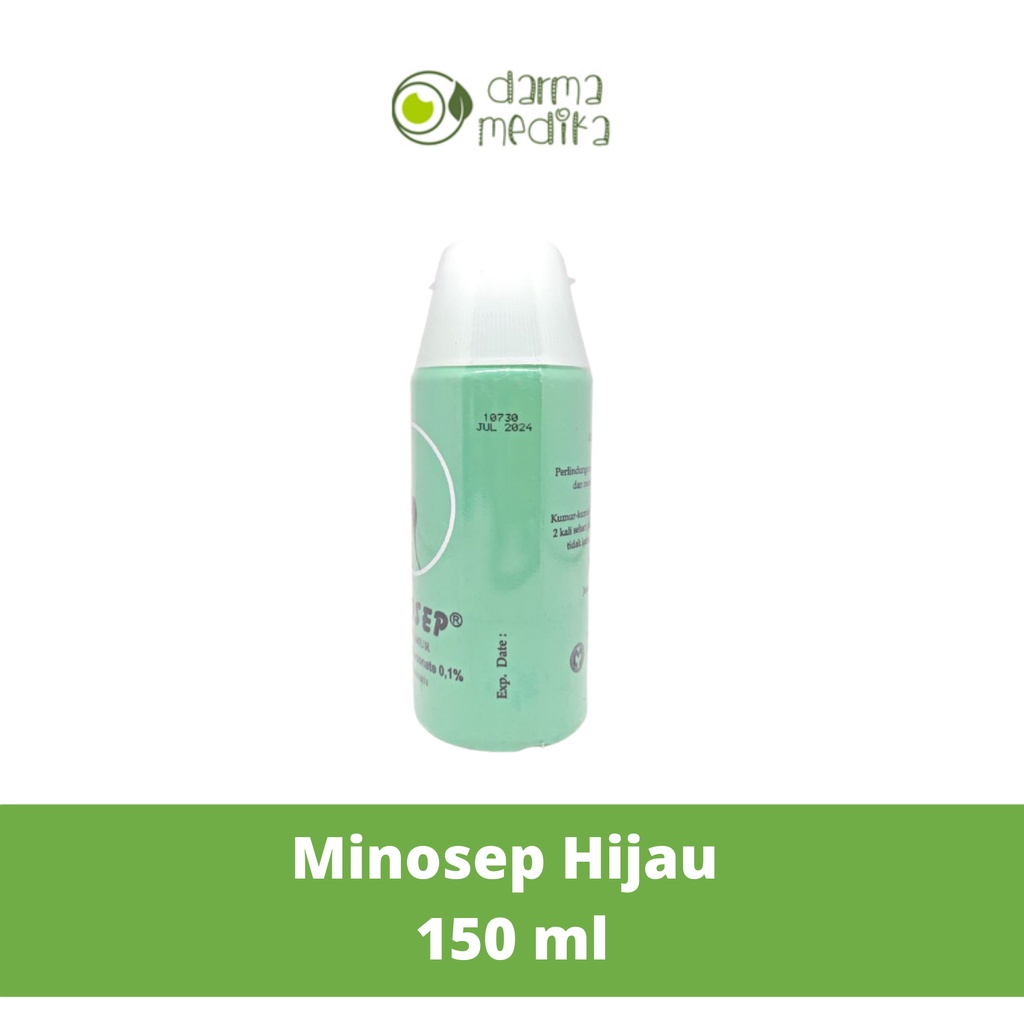 Minosep Obat Kumur 150ml 150 ml - Hijau