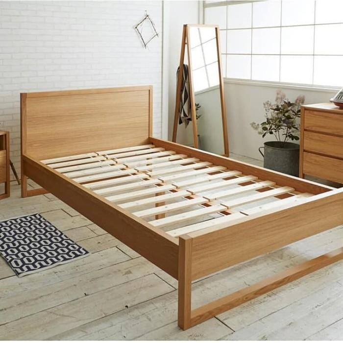 Kursi | Dipan Kayu Mahoni Minimalis Uk 90X200