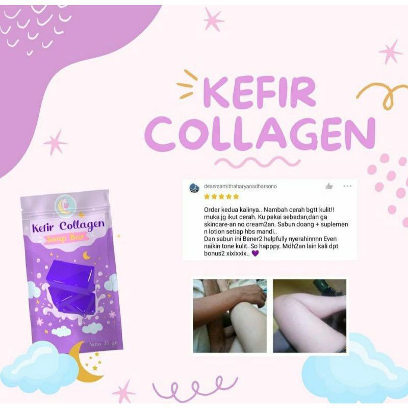 Ready siap kirim‼️KEFIR COLLAGEN SABUN PENCERAH AMPUH