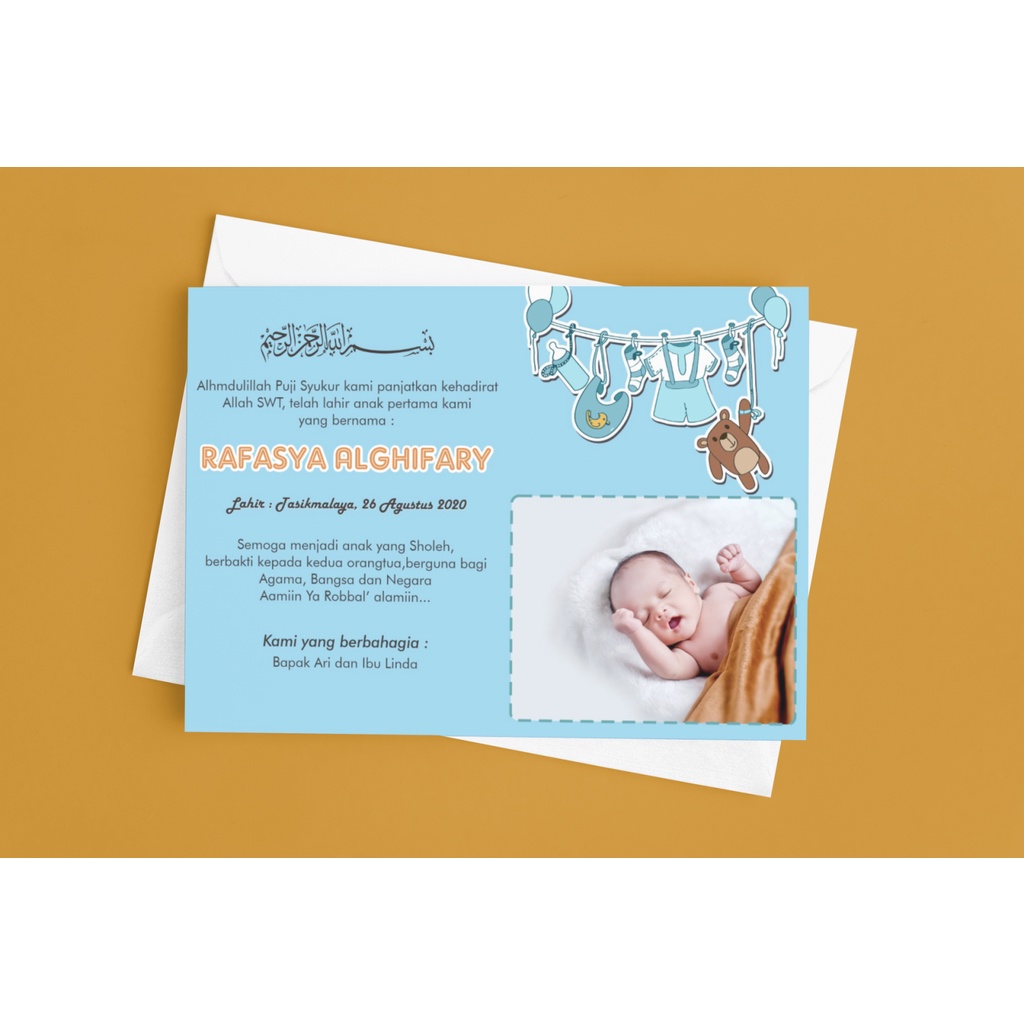 

LABEL TASYAKURAN AQIQAH, KHITAN, BABY BORN / Bahan Kertas HVS