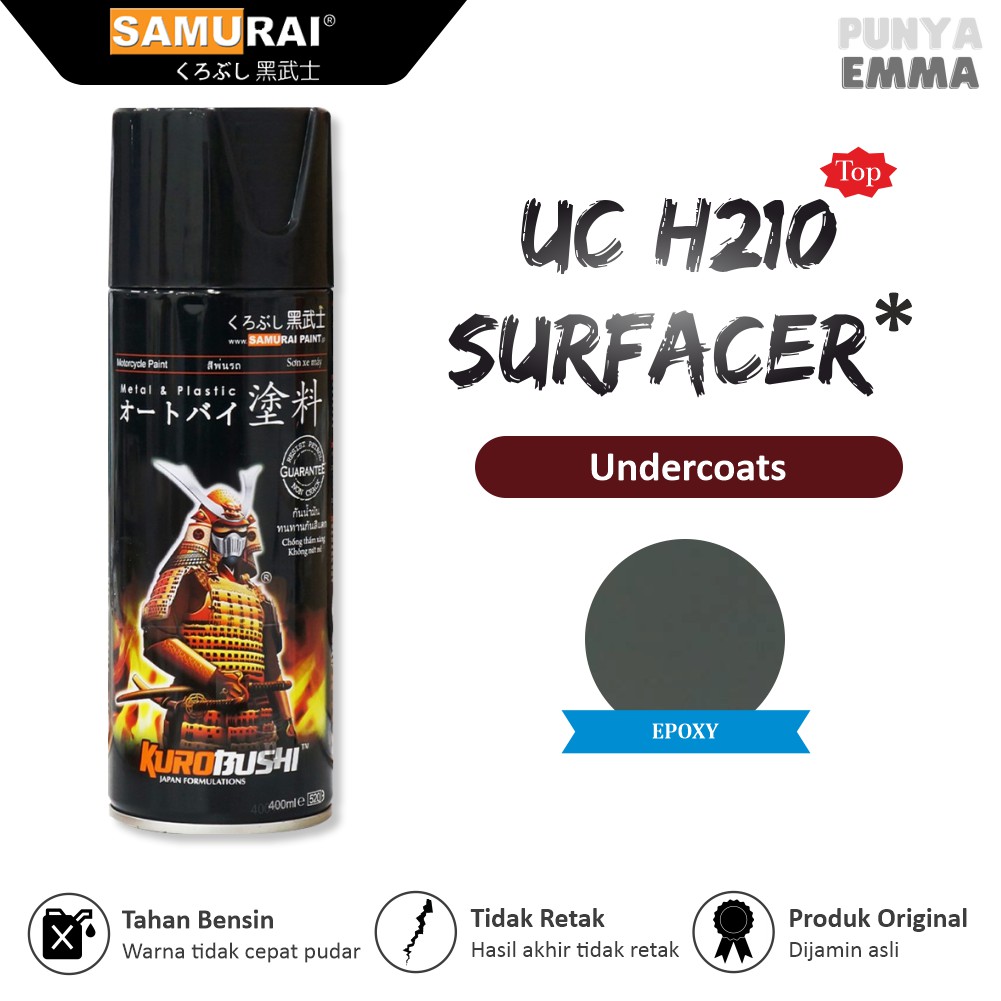 SAMURAI PAINT - UC H210 SURFACER* 400ml / EPOXY / UNDERCOATS