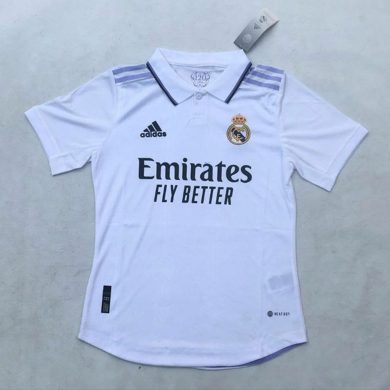 Jersey Bola Grade Ori Real Madrid Home Putih Heat Rdy Player Issue (PI) 2022/2023 Dewasa Ukuran S M 