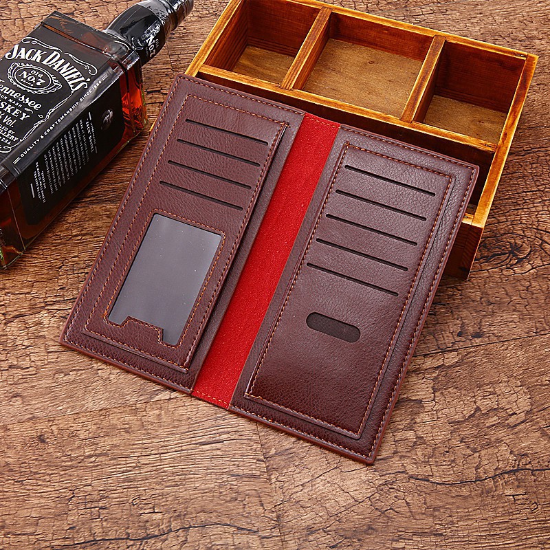 Freeknight Dompet Pria Panjang Bahan Kulit Dompet Pria Fashion Classic TDP04-5