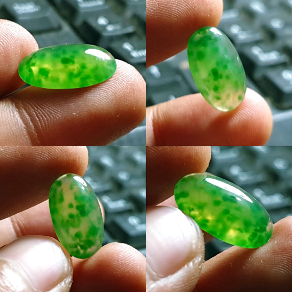 BATU LUMUT HIJAU TUA TOTOL GERIMIS KODE2545