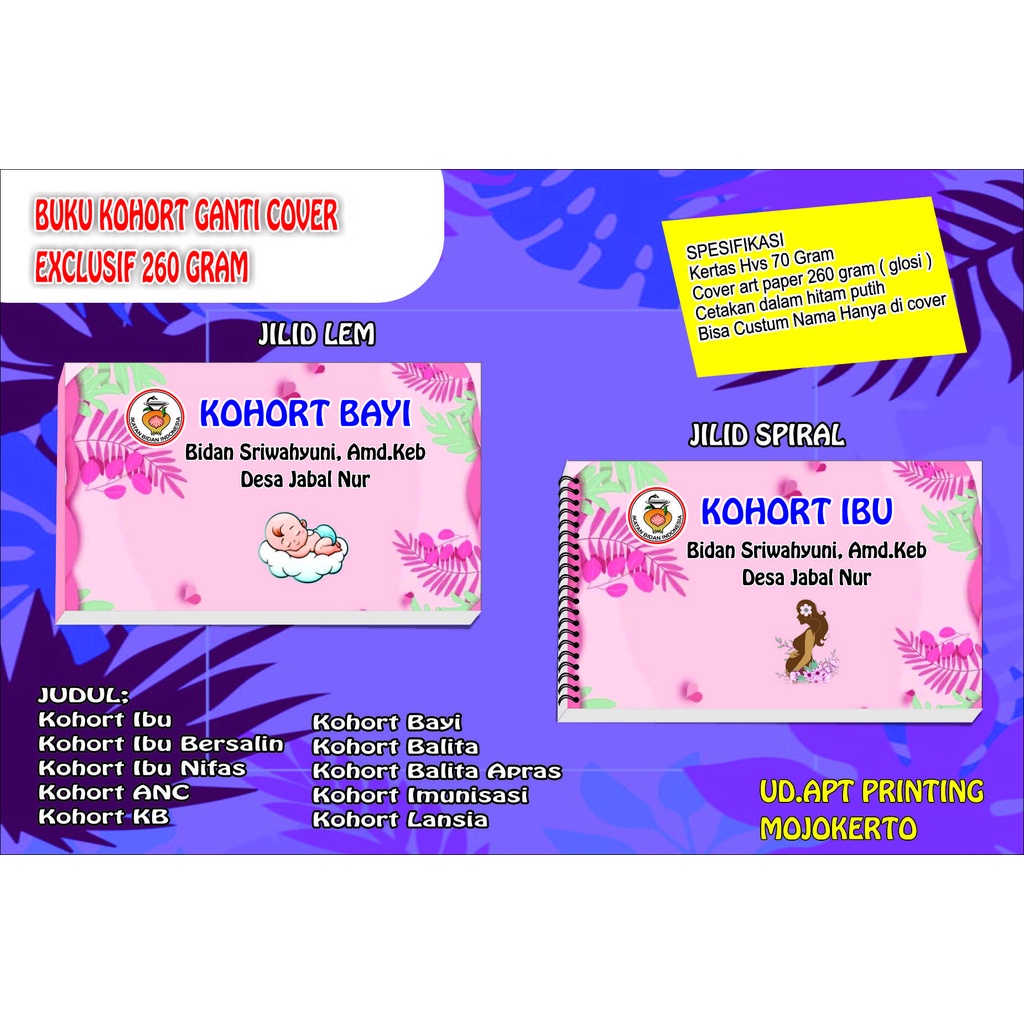 BUKU KOHORT CUSTUM COVER EXCLUSIF