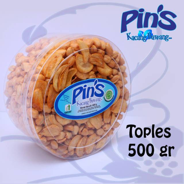 

Pins kacang bawang toples 500 gr