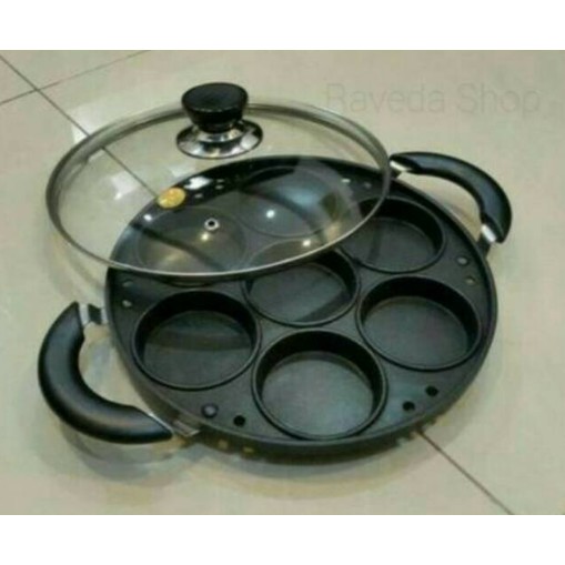 Cetakan kue martabak - cetakan martabak mini - cetakan martabak 7 lubang