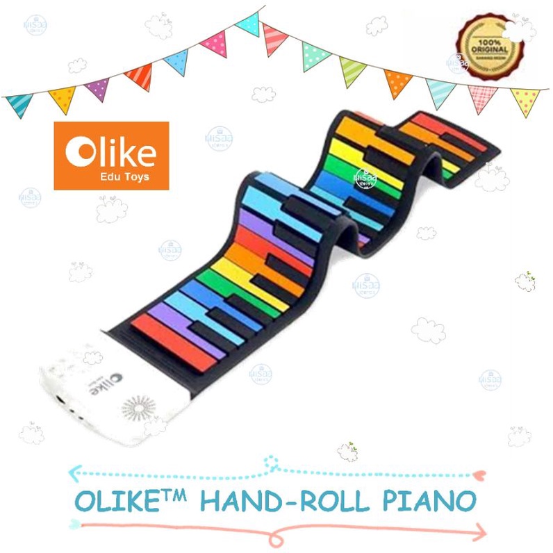 OLIKE Handroll Piano Mainan Anak Piano Roll