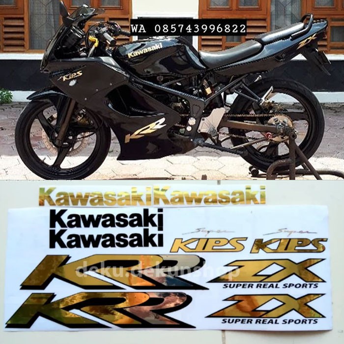 Kawasaki Ninja KRR ZX Gold Hitam bisa COD