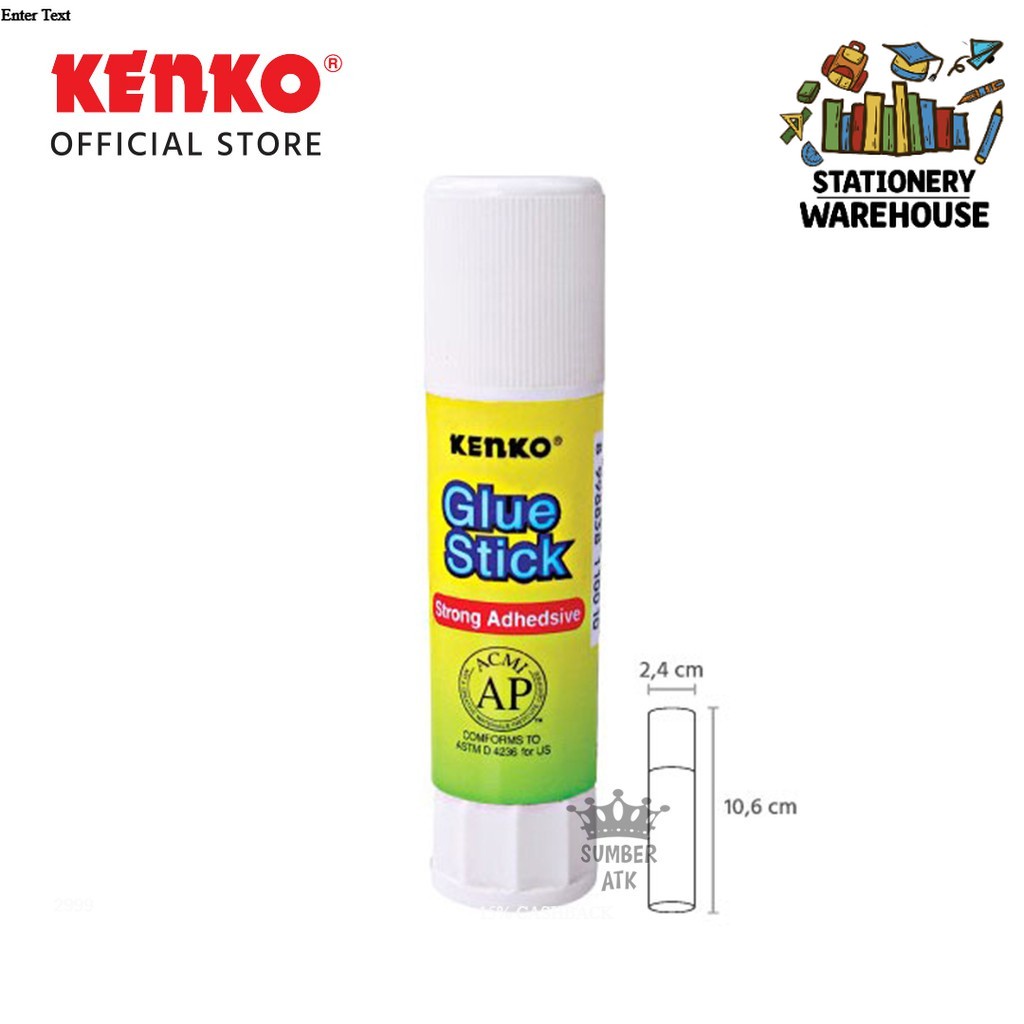 

LEM Kertas GLUE STICK KENKO 25 Gram ( Besar ) GLUE STICK/LEM BATANG