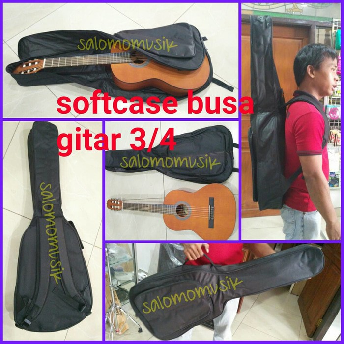 JUAL Softcase / Sarung / Tas / Case ukuran Gitar 3/4 EXLUSIVE