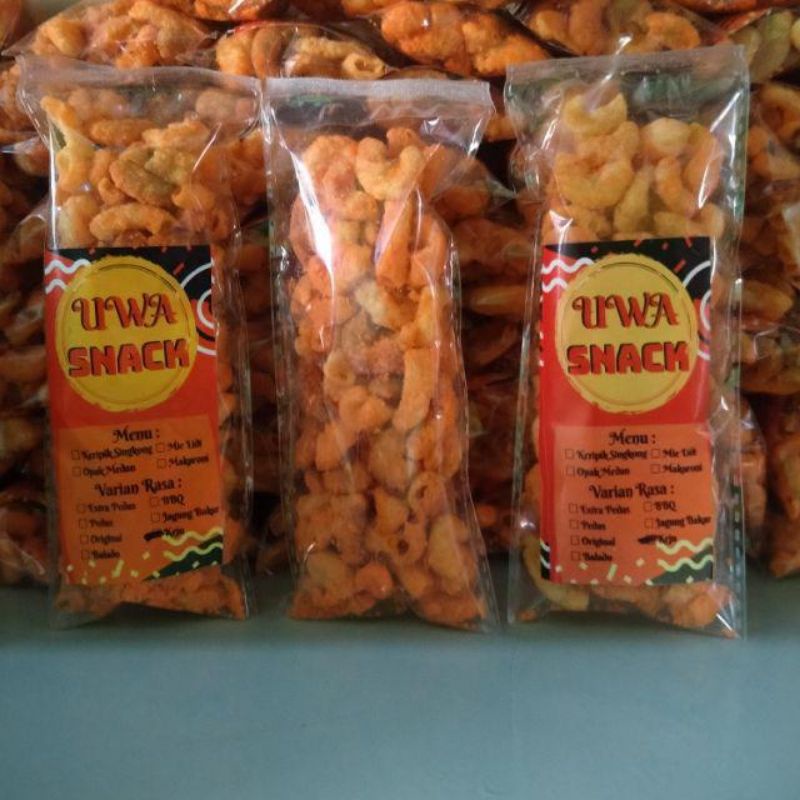 SNACK VIRAL 4 RIBUAN/MIE LIDI KRIUK 40 GRAM/MAKARONI SPIRAL 40 GRAM