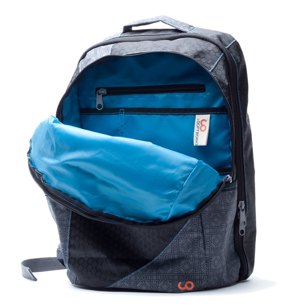 LOOPTWORKS KASUM Backpack - Black Pretzel