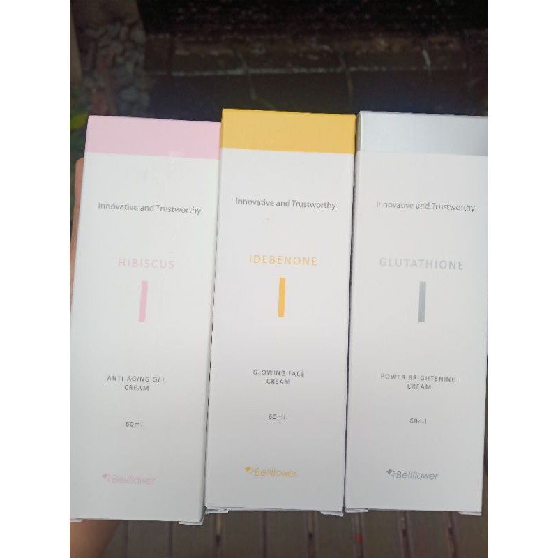 (shareinjar) Bellflower hibiscus cream - idebenone - glutathione