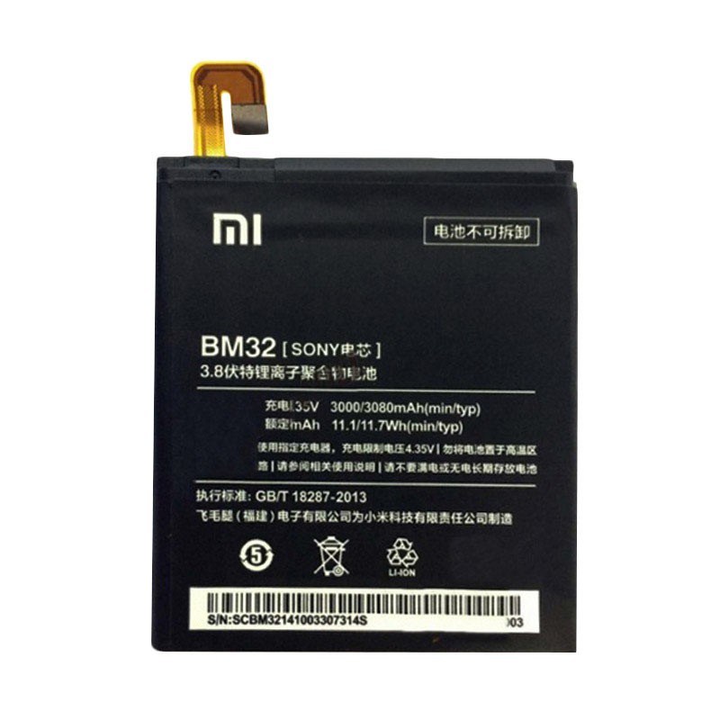 Baterai battery batre Mi4 Mi 4 XIAOMI BM32 Original100%