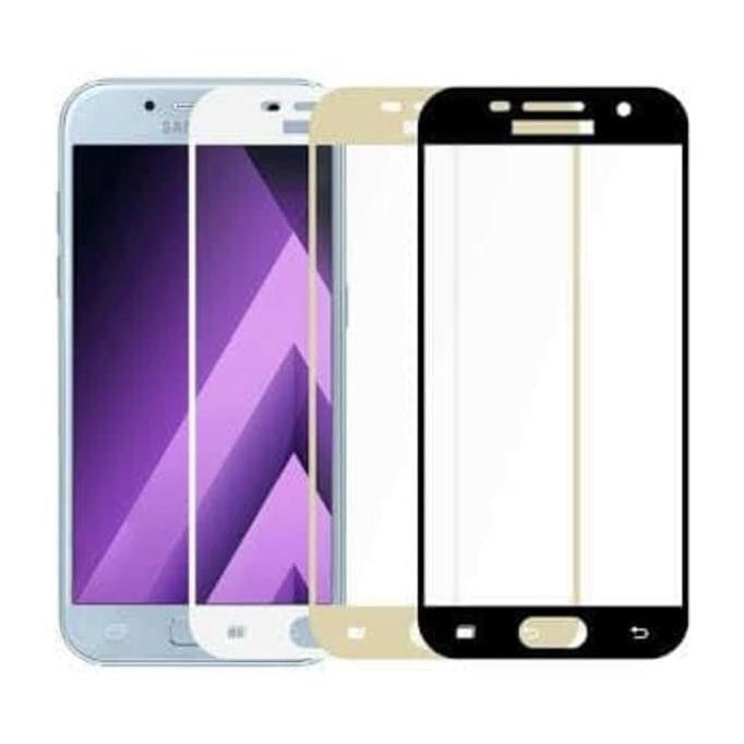 Tempered Glass Warna Full Color Samsung J7 2016 J710 Anti Gores Kaca