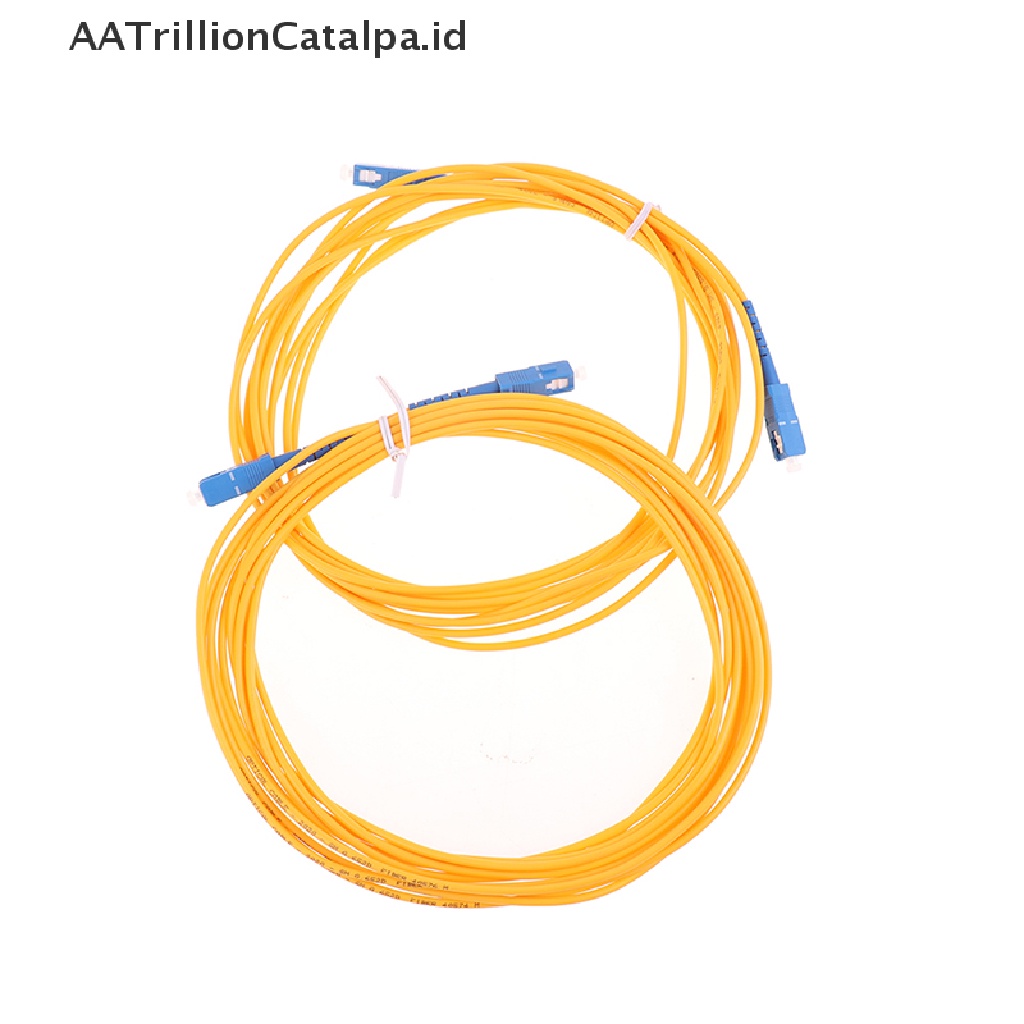 Aatrillioncatalpa Kabel Serat Optik SC-SC Simple Panjang 3m