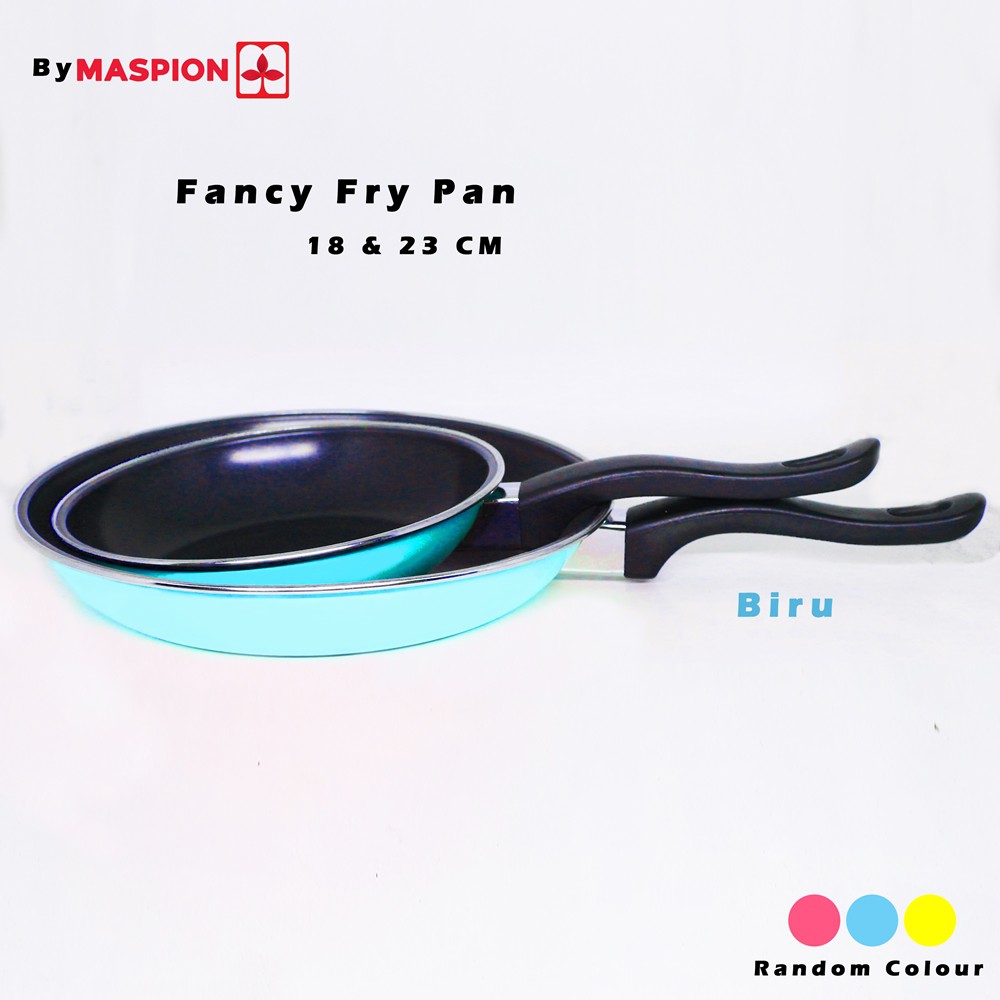 Frypan Warna Maspion Fancy 2 pcs - 18 cm dan 23 cm