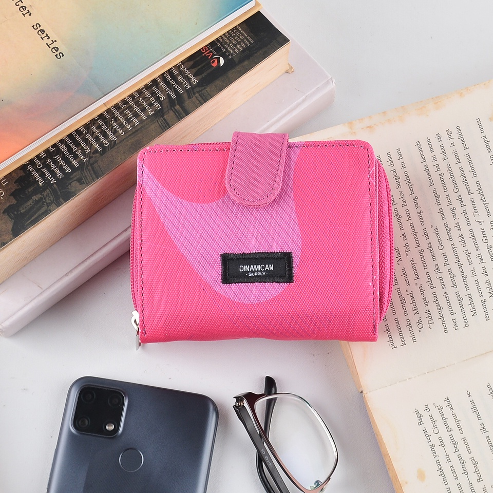 Adelyn pouch wing wallet pink