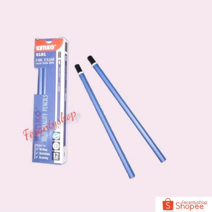 Hot item Pensil tulis 2B merk kenko 6181 harga per pack 12 pcs