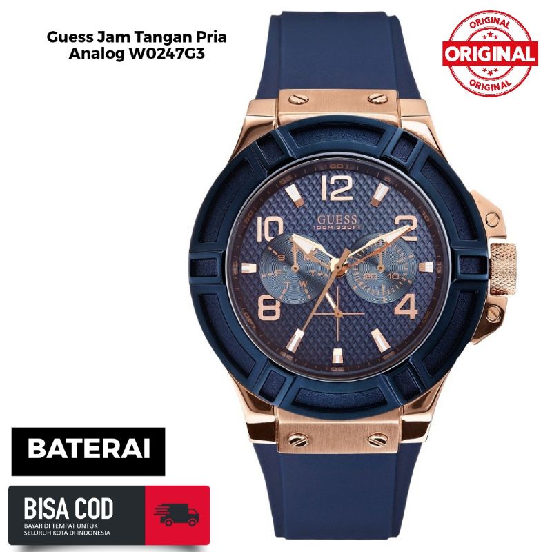 Guess Jam Tangan Pria Analog W0247G3