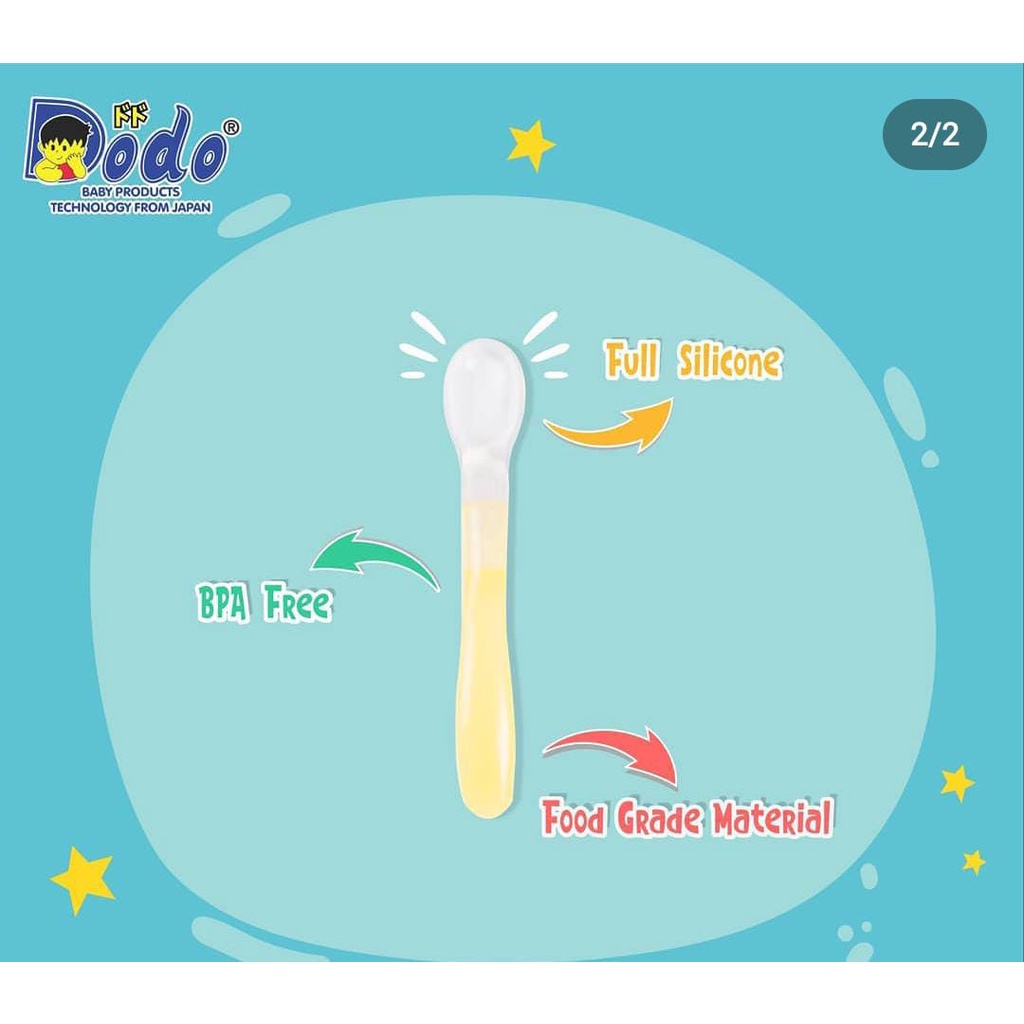 Dodo Silicone SPOON DAC037 / Sendok Makan Bayi