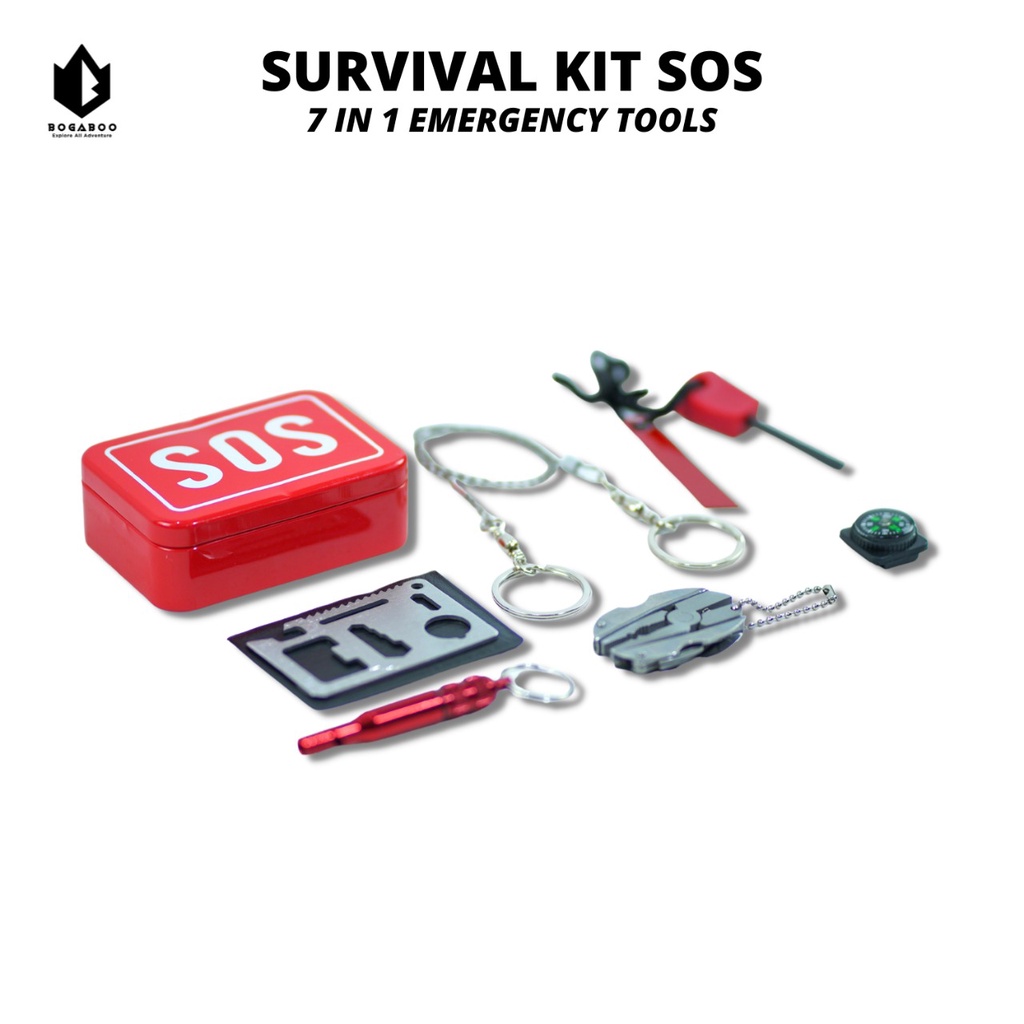 SOS Portable Tool Kit - Earthquake Emergency Outdoor Survival - SOS