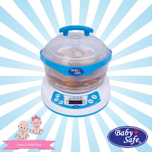 Baby Safe 10 in 1 Multifunction Steamer LB005 BabySafe / Pengukus Pengolah Pembuat Makanan Bayi