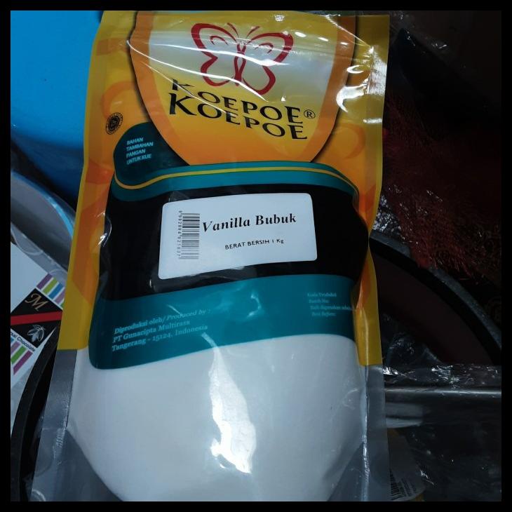 

[READY STOCK] VANILLA CRYSTAL, PERISA VANILI KOEPOE POUCH 1KG