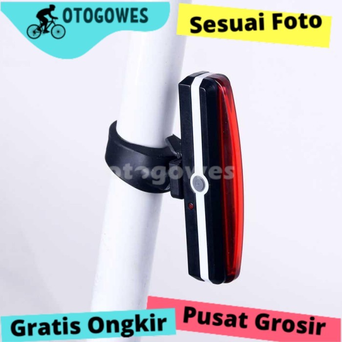 Lampu Sepeda Gunung Polygon MTB LED Recharge RPL2266 TaffLED