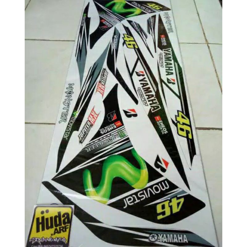 New jupiter Mx NJMX 135 "MOVISTAR" Biru-merah-hitam
