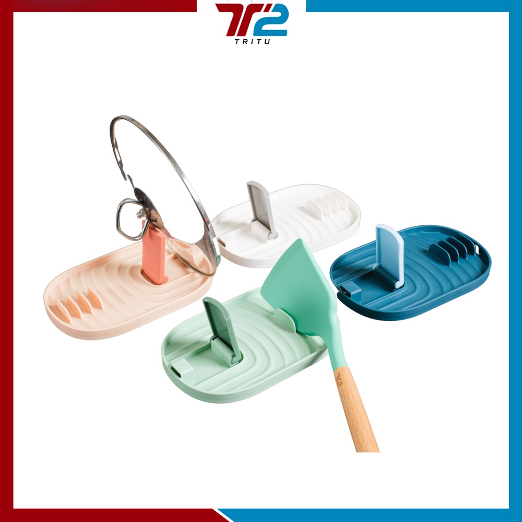 TRITU Tatakan Utensil / Sutil Round Model 4 Warna Variant