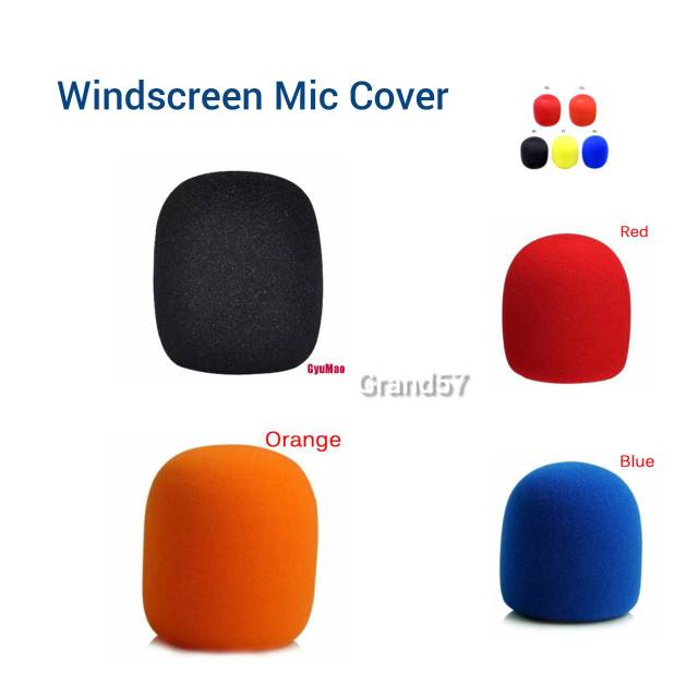Windscreen busa foam microphone spons cover spon mic busa mikrofon