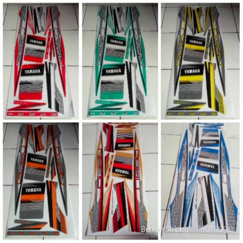Striping Stiker Variasi Thailand Motor Yamaha Vega R New - Spark Nano