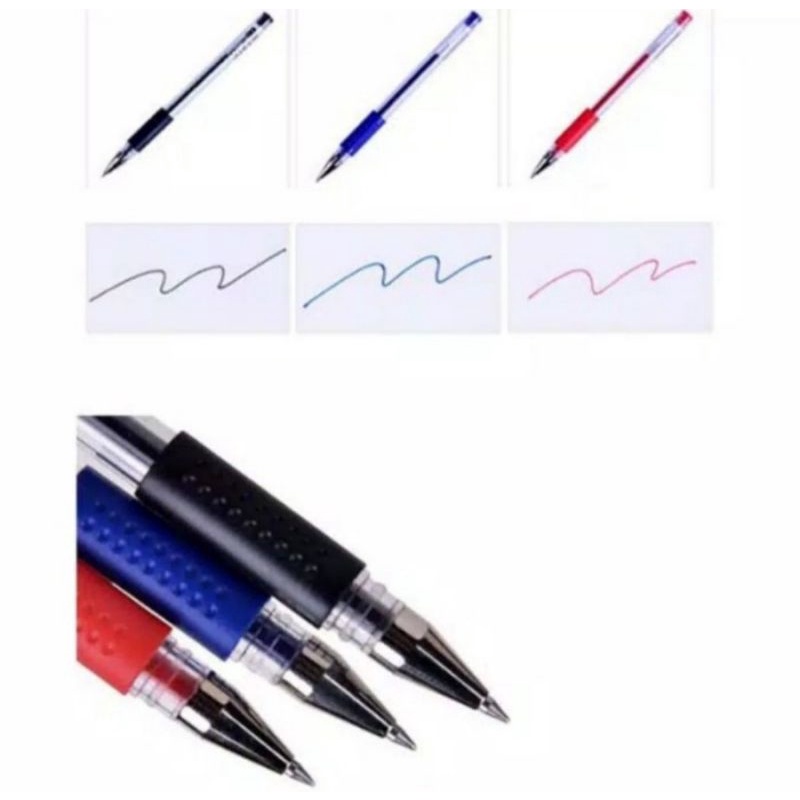 pulpen bulpoint pena gel 0.5 mm pen bulpen tebal harga di bawah toko2 atk