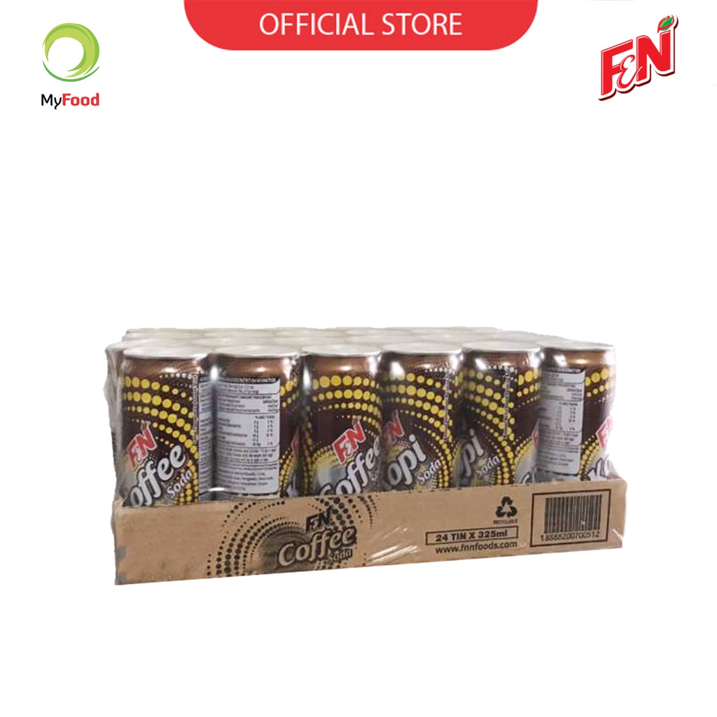 

⭐YAKUI MART⭐ F&N Minuman Coffee Soda Kaleng Karton 325ml Kopi Soda Kemasan Kaleng