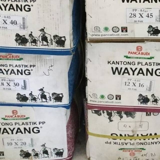 LJ-Plastik PP Wayang / 500 gram (Pembungkus makanan, baju,laundry bag, dll