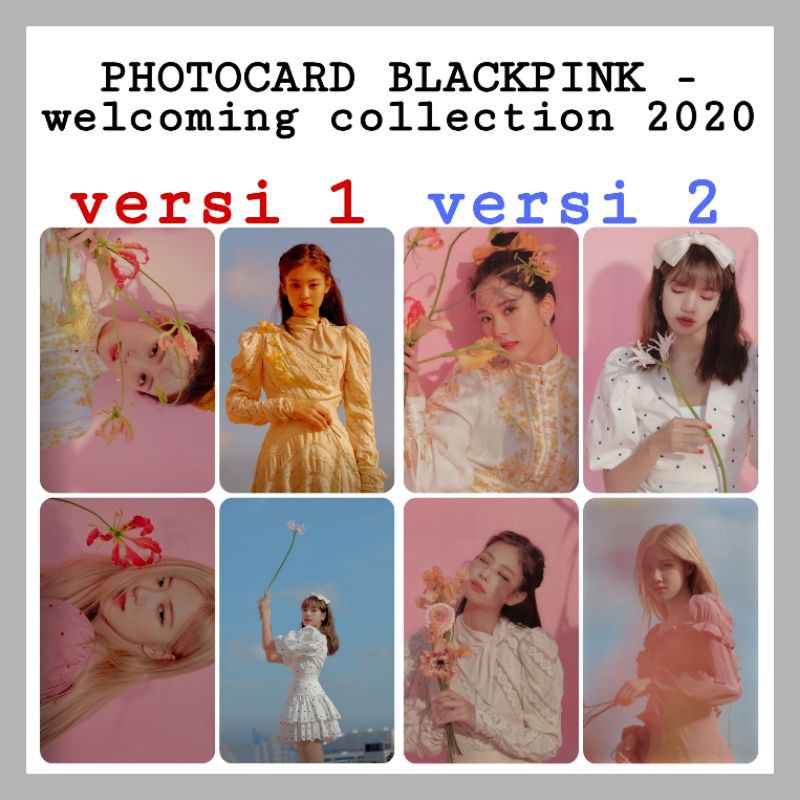 PHOTOCARD BLACKPINK - WELCOMING COLLECTION 2020
