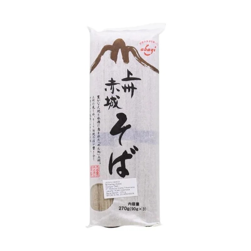 Mi Kering Jepang Joshu Akagi Soba / Japanese Noodle 270 Gram